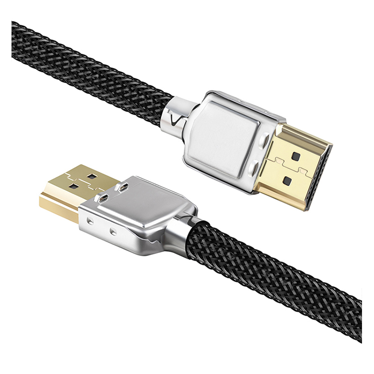 OEM high quality high speed 8K hdmi cable 48Gbps 60Hz 2M support 3D 4K for computer tv hdmi cable2.1