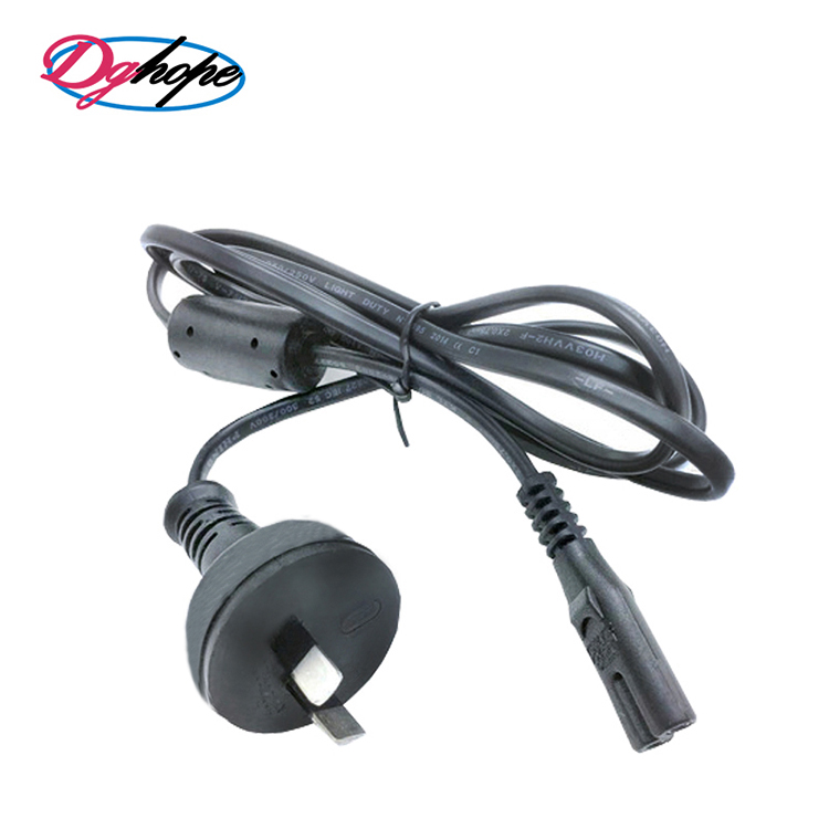 Wholesale 2 pin C5 au plug power cable for Australian Power Cord with SAA Certificates