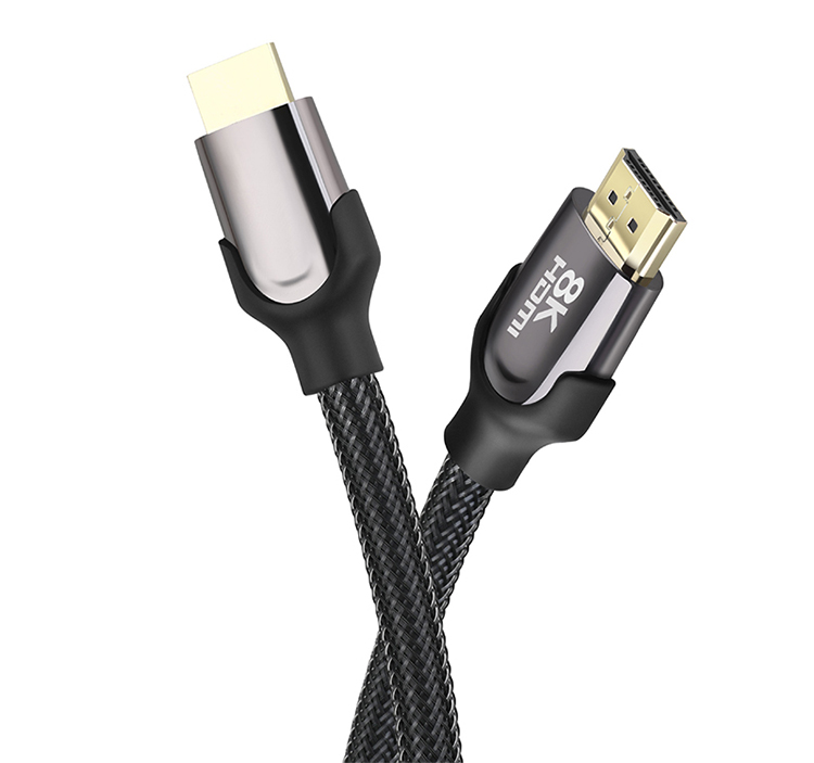 OEM high quality high speed 8K hdmi cable 48Gbps 60Hz 2M support 3D 4K for computer tv hdmi cable2.1