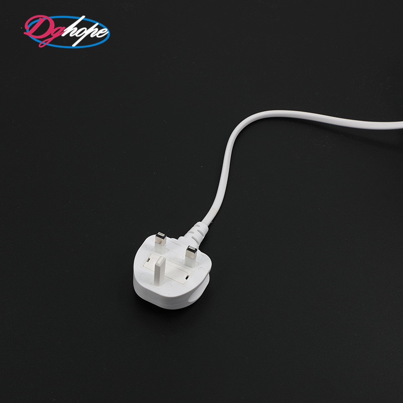 ac power plug 13a power cord dghope 2pin plug C7 power cord BS Certification