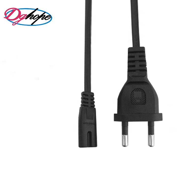 Factory price 2pin C7 AC Korean Plug Power Cable KC approved computer power supply cord