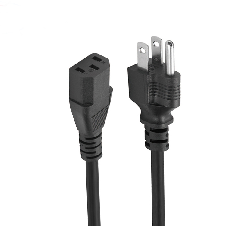 outdoor south america us standard cords wire 3 pole power cord with switch