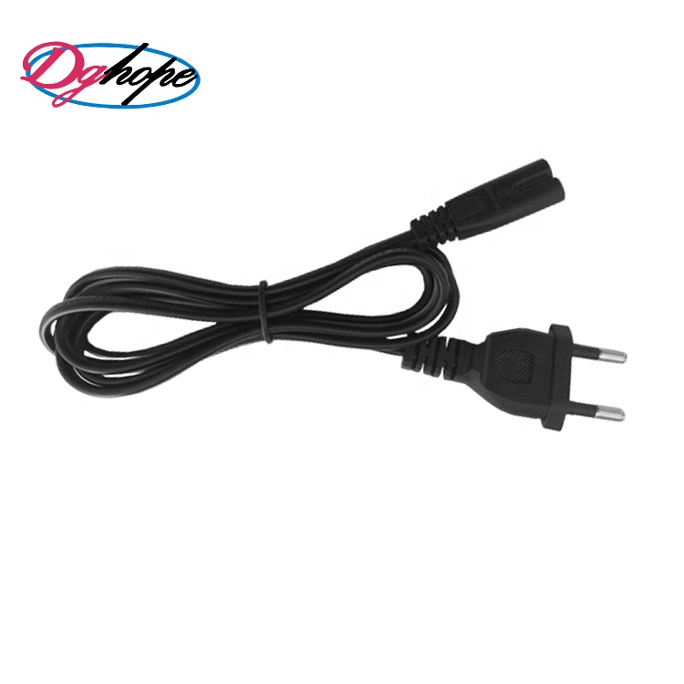 Factory price 2pin C7 AC Korean Plug Power Cable KC approved computer power supply cord