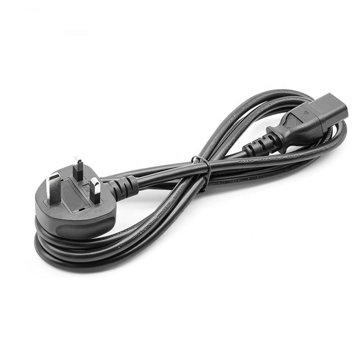 UK power cord malaysia BS Certification power cord dghope 3pin plug C13 power cord