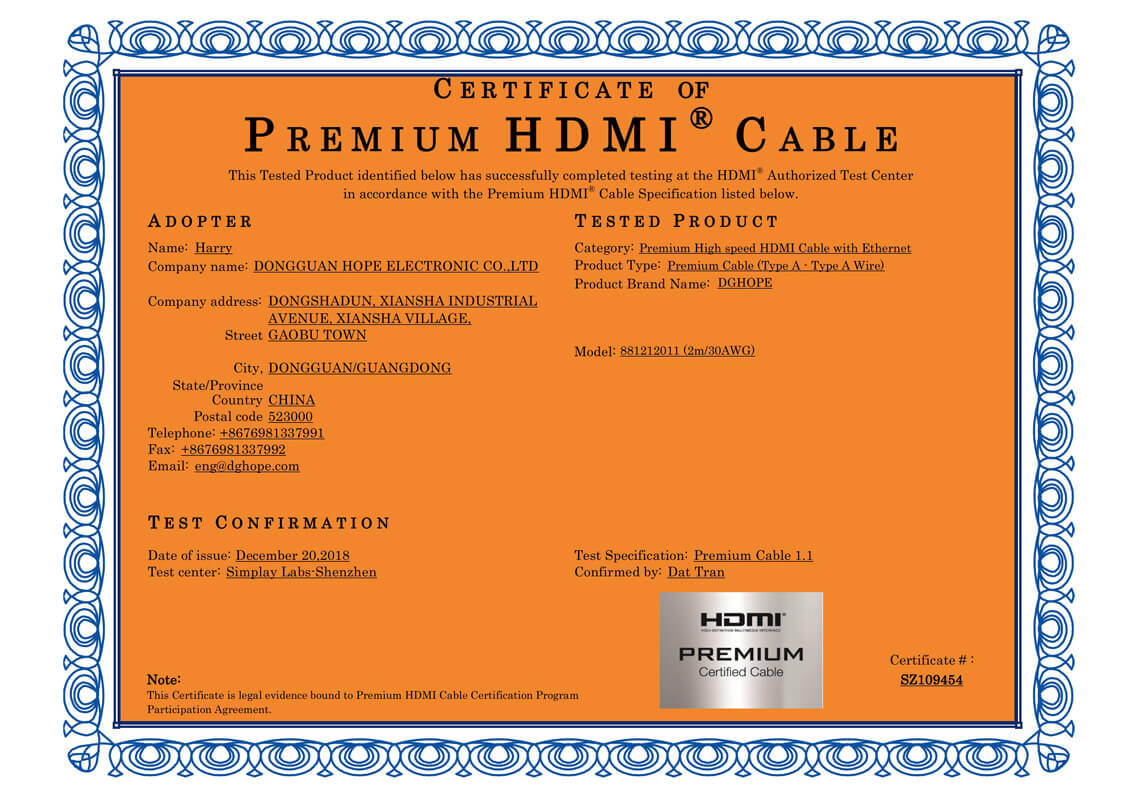 Permium HDMI