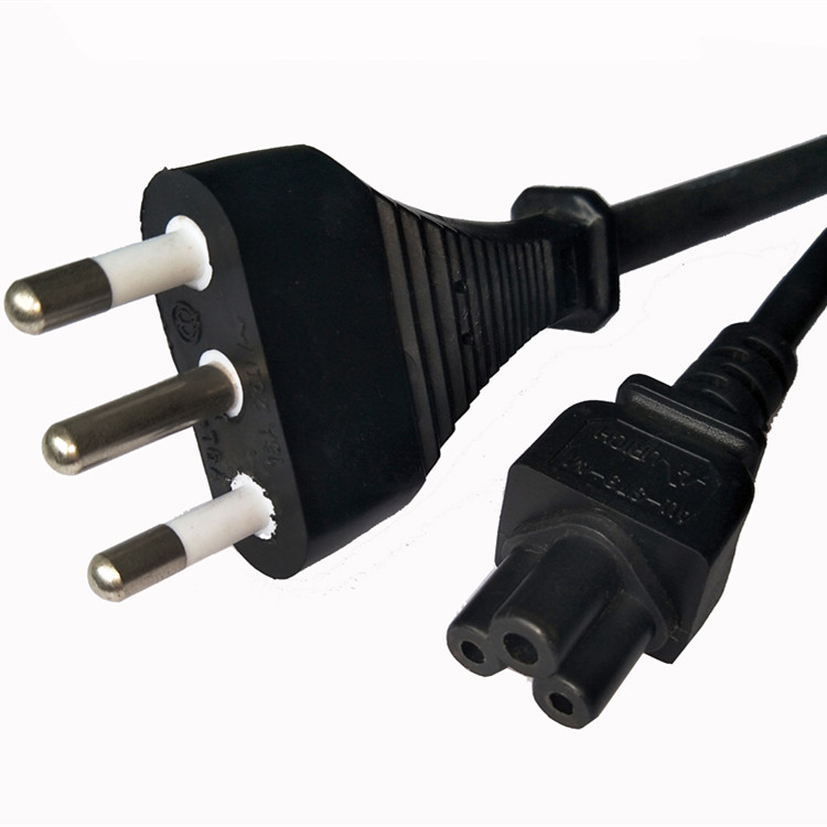 Factory Price Italian Standard Power Cord 3 Pin C5 Connector Extension Cord with IMQ Approval